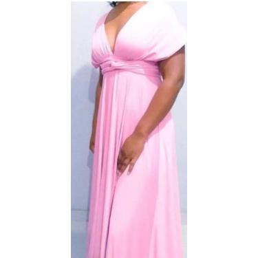 Imagem de Vestido Longo Multiformas Plus Size G1 ao G4 Casamento/Madrinha/Festa 