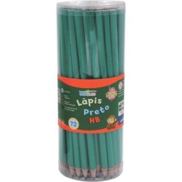 Imagem de Lápis Preto Sextavado Leo e Leo Hb 72un Verde - Leonora