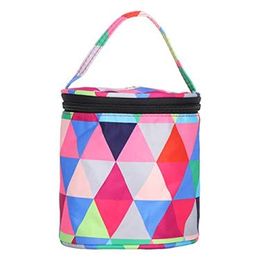 Imagem de Bolsa de Armazenamento de Rosca do Gancho de crochê, Sacola de Armazenamento de Fios para Ferramenta de tricô Portátil Leve Com Alça para Amantes de crochê