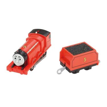 Imagem de Trem de brinquedo motorizado Thomas & Friends James com TrackMaster