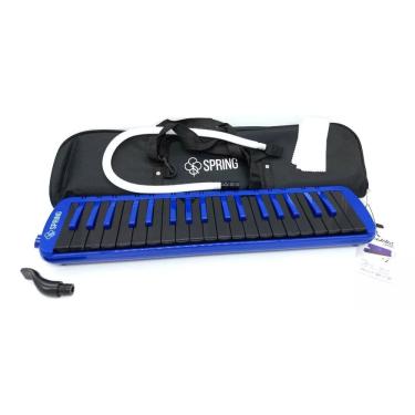 Imagem de Escaleta Spring SG-37 Azul Com preto 37 Notas com Bag