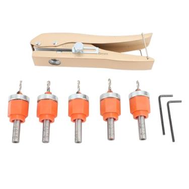 Imagem de Conjunto de Brocas Cônicas Ajustáveis com Bom Efeito de Remoção de Cavacos, Resistência à Flexão e Resistência à Abrasão para Marcenaria, ABS, Aço 40CrV, HSS