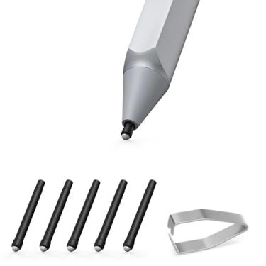 Imagem de SSS·GRGB Pontas de caneta para Surface Pen (5 pacotes, original tipo HB) kit de substituição compatível com Microsoft Surface Pro 5 (2017) Pen Model 1776, Surface Pro, GO, Laptop e Book Series, pontas para Surface Pen