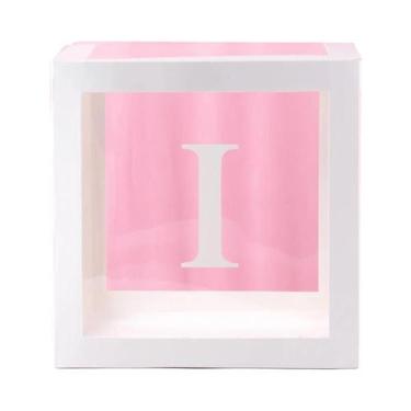 Imagem de Caixa de Balão Transparente para Chá de Bebê, Aniversário e Casamento 