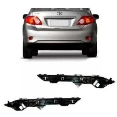 Imagem de Par Guia Suporte Traseiro Parachoque Corolla 2014 - 5259374