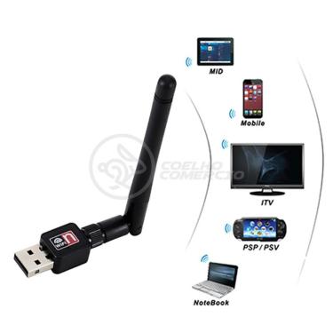 Imagem de Antena Usb 2.0 Receptor De Wifi Wireless Internet Sem Fio 1200Mbps 802.Inn Pc Notebook 38