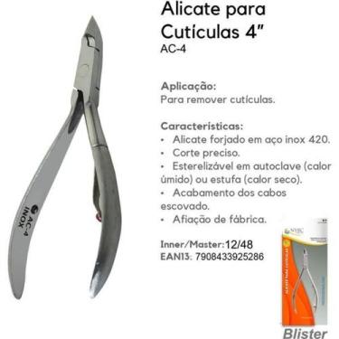 Imagem de Alicate Para Cutículas de Aço Inox 622 - B.H 622 - NYBC