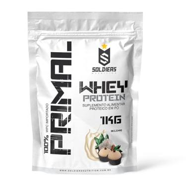 Imagem de Whey Protein Primal 1Kg - Importado - Soldiers Nutrition Sabor:Beijinho
