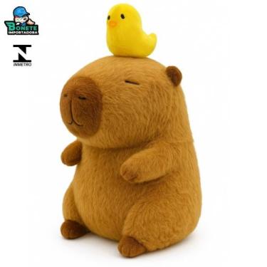 Imagem de Pelúcia Fofa Capivara 23cm brinquedo de Presente Antialérgica - Toy ki