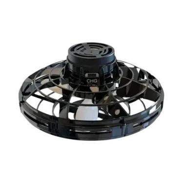 Imagem de Crianças LED UFO Mini Drone Helicóptero Voador Spinner Fingertip Gyro 