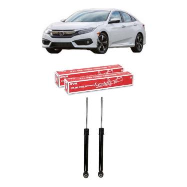 Imagem de Amortecedor Traseiro Kayaba Honda Civic 2017/2021 - Par