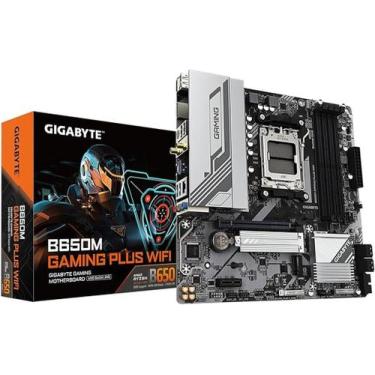 Imagem de Placa Mãe Gigabyte B650M Gaming Plus Wifi DDR5 Micro ATX