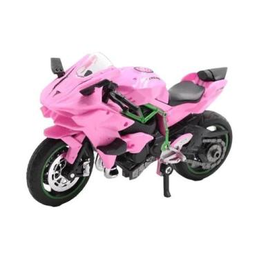 Imagem de Motocicleta De Liga Metálica Para Meninos, Modelo Fundido, Brinquedo, 