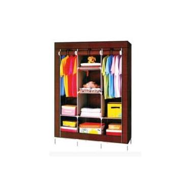 Imagem de Roupeiro Organizador Portátil, 170 cm x 125 cm x 42 cm, Estrutura em Aço Tubular, TNT