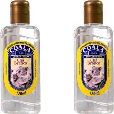 Imagem de Kit 2 Limpador Perfumado De Ambientes 120Ml Coala Chá Branco