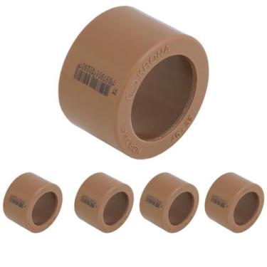 Imagem de Kit 5un Redução Soldável Curta 50x40mm Krona Ref 363