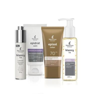 Imagem de Kit Ilumine-se Blancy TX + Epidrat + Episol Color tom2 - Mantecorp Ski