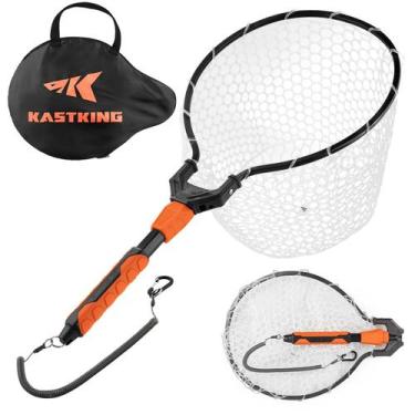 Imagem de Rede de pesca KastKing Titanet 66 cm com alça e bolsa de alumínio