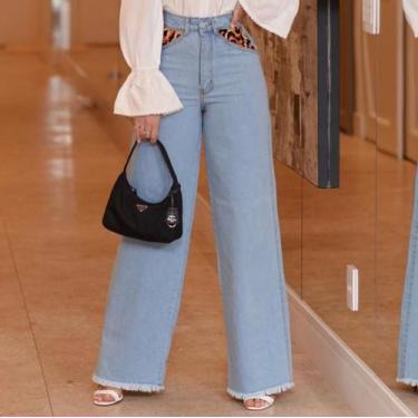 Imagem de Calça  wide leg jeans - Bellina&Co, 40