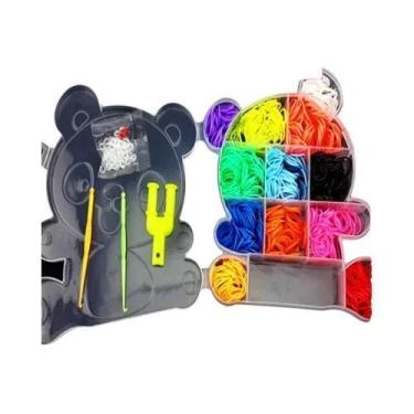 Imagem de Pulseiras De Tricô Com Elástico De Arco-íris, Brinquedos Artesanais DI