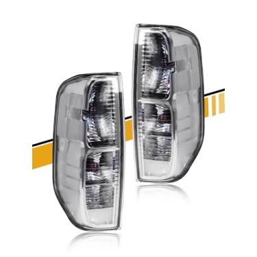 Imagem de LIWEDFG Conjunto de luz traseira compatível com Nissan Frontier 2005-2021 | Suzuki Equator 2009-2012, substituição tipo halogênio para NI2800170 26555EA825 NI2801170 26550EA825, par de lentes