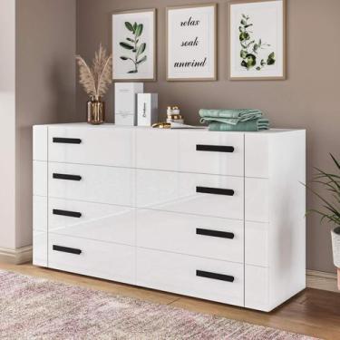 Imagem de Cômoda Organizadora 150cm com 8 Gavetas 240838 Linha Lisboa Politorno 