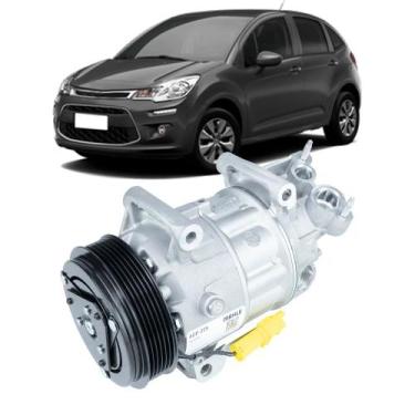 Imagem de Compressor de Ar Condicionado Mahle C3 OEM - QUALY, L&iacute;quido: 5,