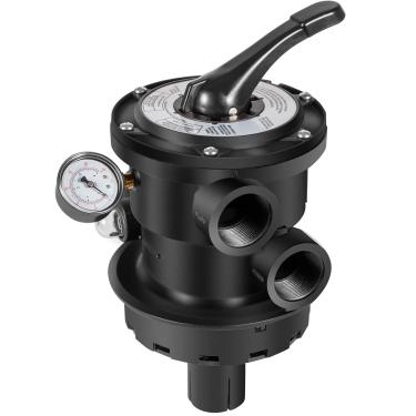Imagem de NATEFEMIN Válvula multiporta de substituição para montagem superior de piscina para filtros de areia Hayward Pro-Series S166T, S180T, S210T