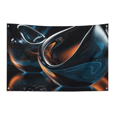 Imagem de Bandeira de decoração de artesanato 89 x 149 cm sem desbotamento bandeira de boas-vindas bandeiras de jardim quintal casa bandeira decorativa jardim quintal interior exterior bandeira festa decoração