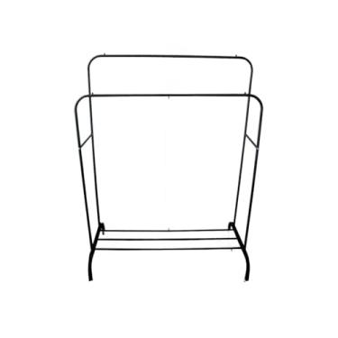 Imagem de Arara de Roupa Cabideiro Com Sapateira Closet Preto