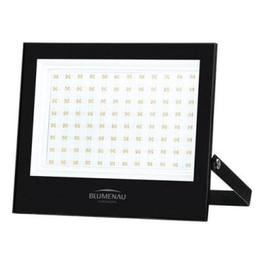 Imagem de Refletor Led 100W Bivolt Luz Amarela Ip66 Preto - Blumenau - Blumenau 