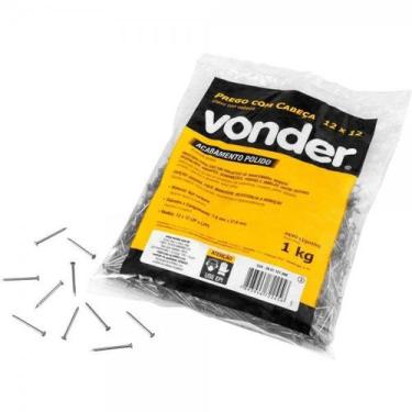 Imagem de Prego com cabeça 12 x 12 polido 1kg VONDER