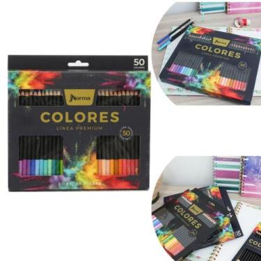 Imagem de Lapis de cor premium norma c/50 cores