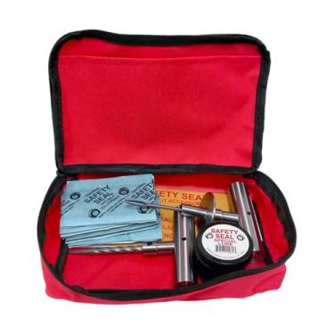 Imagem de Kit de reparo de pneu de luxo para caminhão de segurança com vedação automática/leve 30 reparos em bolsa armazenável