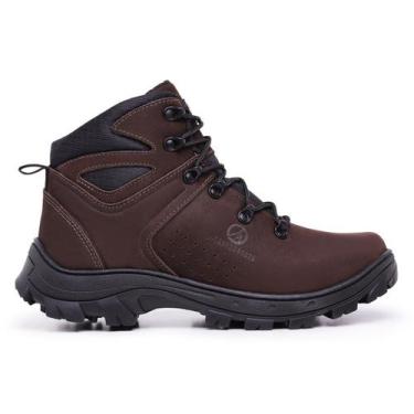 Imagem de Bota Coturno Masculino Adventure Trilha Trabalho Couro Legitimo - Mast