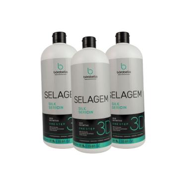 Imagem de Bórabella Kit 3 Selagem 3D Semi Definitiva Sem Formol 1000ml