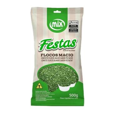 Imagem de Confeito Granulado Sabor Pistache Realça Cor e Sabor 500g Mix
