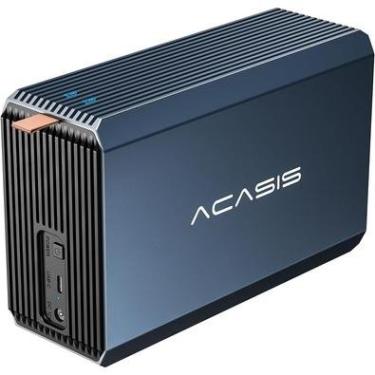 Imagem de Case Acasis Com 2 Baias Alumínio USB 3.0 Raid HD Sata/SSD 2.5" E 3.5"