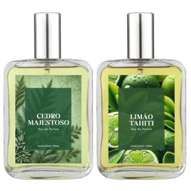 Imagem de Kit Perfume Masculino: Cedro Majestoso E Limão Tahiti 100Ml - Essência
