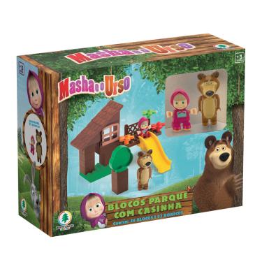 Imagem de Blocos de Montar - Masha Urso Parque Com Casinha - Monte Libano