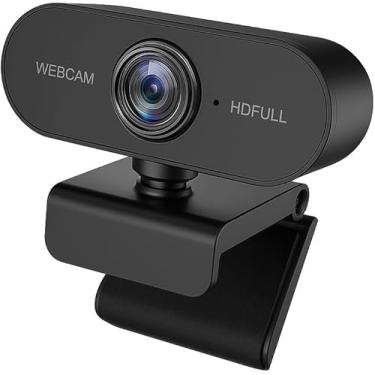 Imagem de Câmera Webcam HD 1080p com Microfone – Conexão USB 2.0, Imagem Nítida, Para Home Office, Chamadas, Lives e Videochamadas