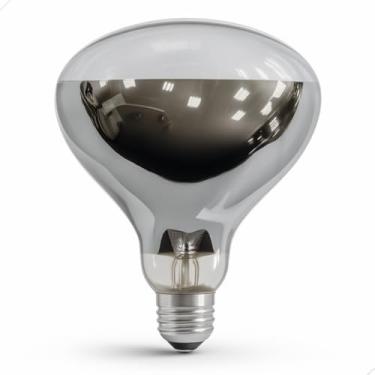 Imagem de Lâmpada de Secagem 220v Infravermelho para Aquecimento Alta Temperatura Reptéis Aves e Estufa 250w