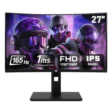 Imagem de Monitor Gamer Curvo 27" HDR Full HD IPS 165Hz 1ms HDMI DisplayPort USB AMD Nvidia G-SYNC FreeSync