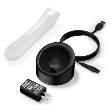 Imagem de Base de carregamento para aparador de pelos elétrico MANSCAPED, suporte de carregador para cortador de grama de manicure 3.0 e 2.0 | aparador de pelos de nariz e orelha The Weed Whacker