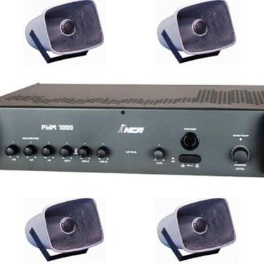 Imagem de Corneta Balde Fibrasom G 086 - 4Pç + Amplificador Pwm1000