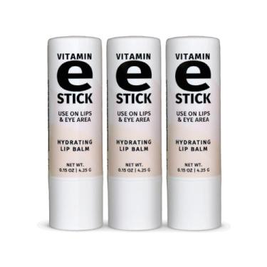 Imagem de Reviva Labs Vitamina E Stick – Protetor labial hidratante para lábios rachados e cuidados com os olhos – Hidratante com cera de abelha, manteiga de karité e alantoína – Bálsamo labial com vitamina E
