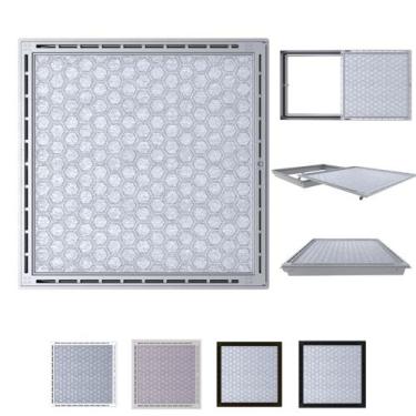 Imagem de Tampão Tampa Casa de Máquinas Bomba Piscina Gaveta Deslizante 95x95cm 