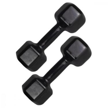 Imagem de Halter Sextavado Emborrachado 06Kg - Anilhas&Cia