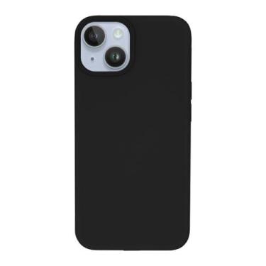 Imagem de Capinha Compatível com iPhone 14 Plus Silicone com Interior Aveludado 