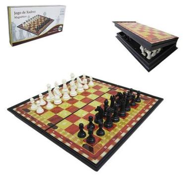 Imagem de Jogo De Xadrez Imantado Com 32 Peças 25cm - L&Y